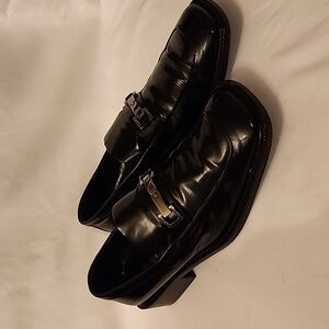 Gucci Black Leather Loafers